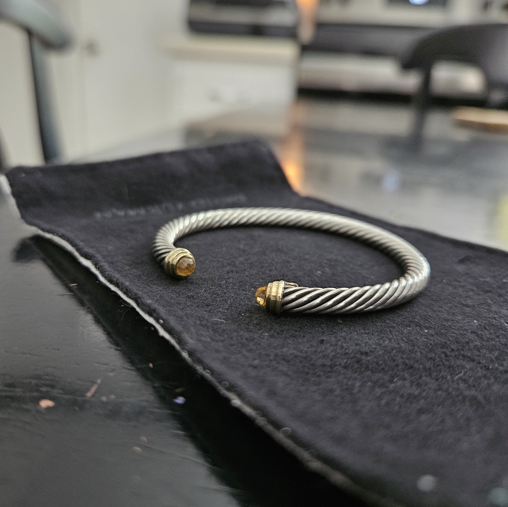 *SOLD* Citrine David Yurman Cable Classics Bracelet 5mm Like New - Picture 5 of 17